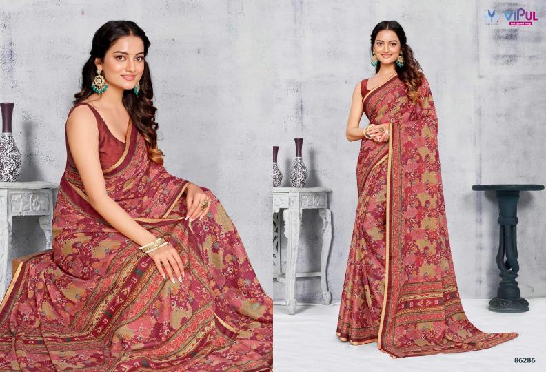 Vipul Antique Gold Vol 2 Sarees Wholesale surat