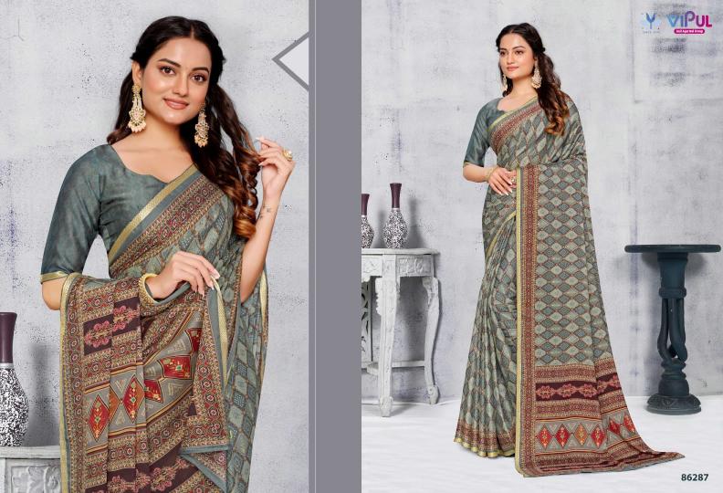 Vipul Antique Gold Vol 2 Sarees Wholesale surat