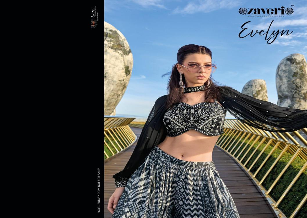 Zaveri Evelyn Indo Western Dress Wholesale Catalog