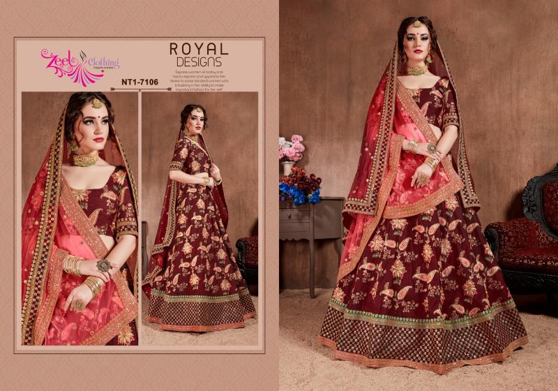 Zeel Neo Traditional Vol 1 Designer Lehenga Choli Wholesale Catalog