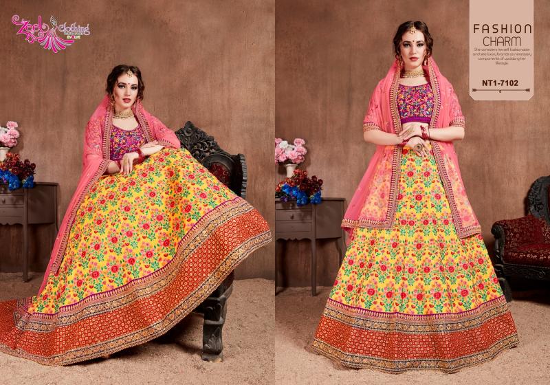 Zeel Neo Traditional Vol 1 Designer Lehenga Choli Wholesale Catalog