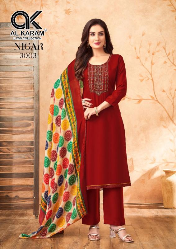 Alkaram Nigar Vol-03 – Karachi Dress Material - Wholesale Catalog