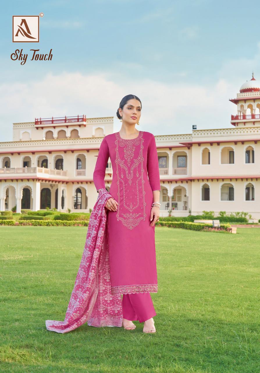 Alok Sky Touch wholesale dress materials.gurgaon