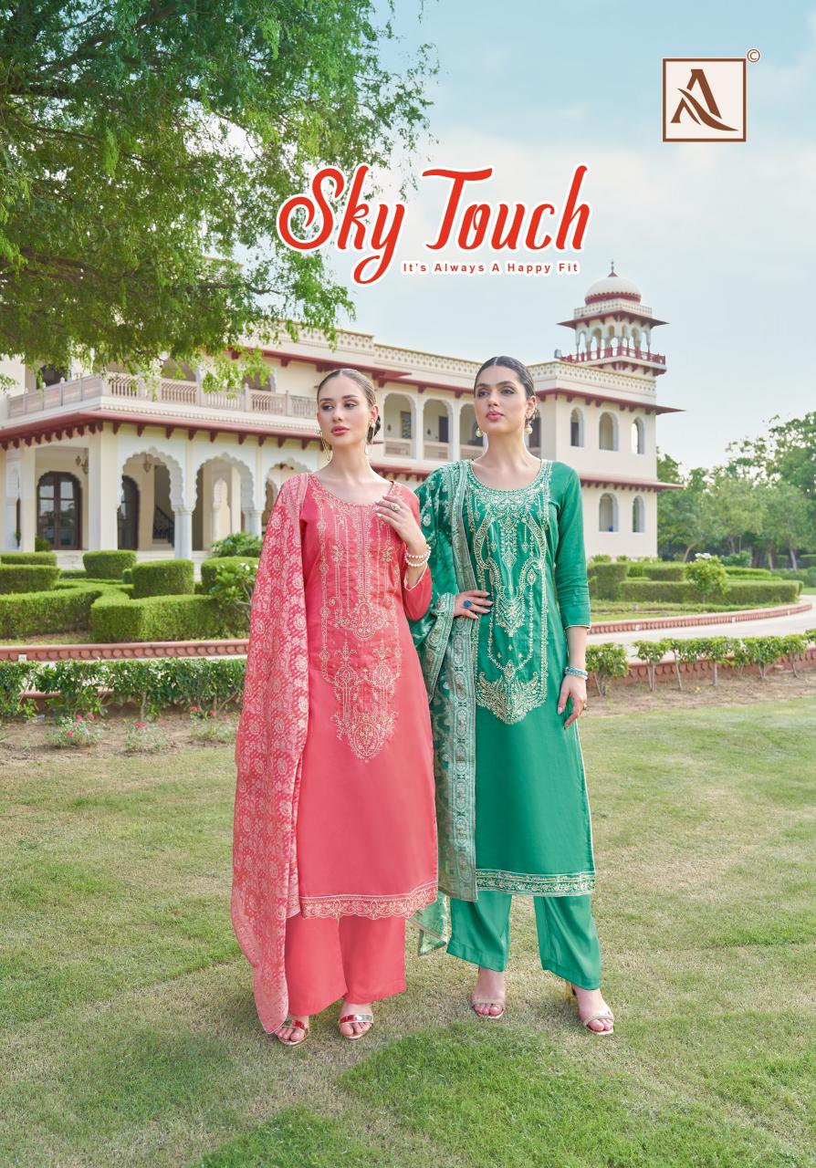 Alok Sky Touch wholesale dress materials.gurgaon