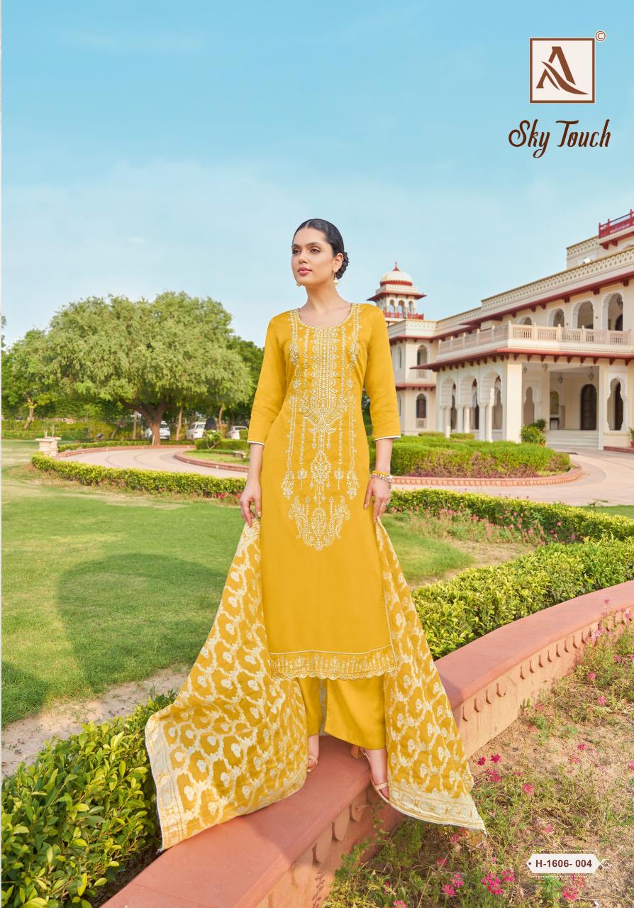 Alok Sky Touch wholesale dress materials.gurgaon