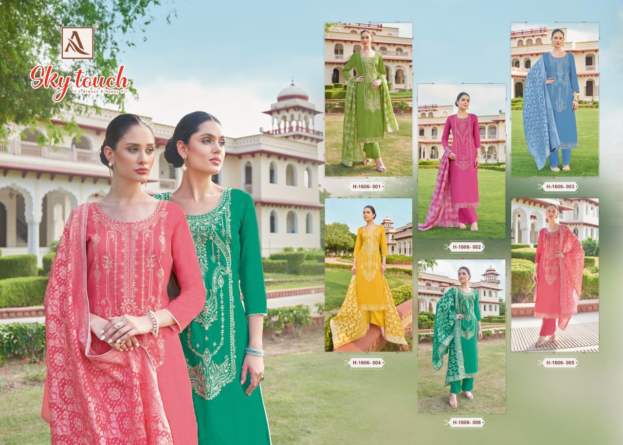 Alok Sky Touch wholesale dress materials.gurgaon