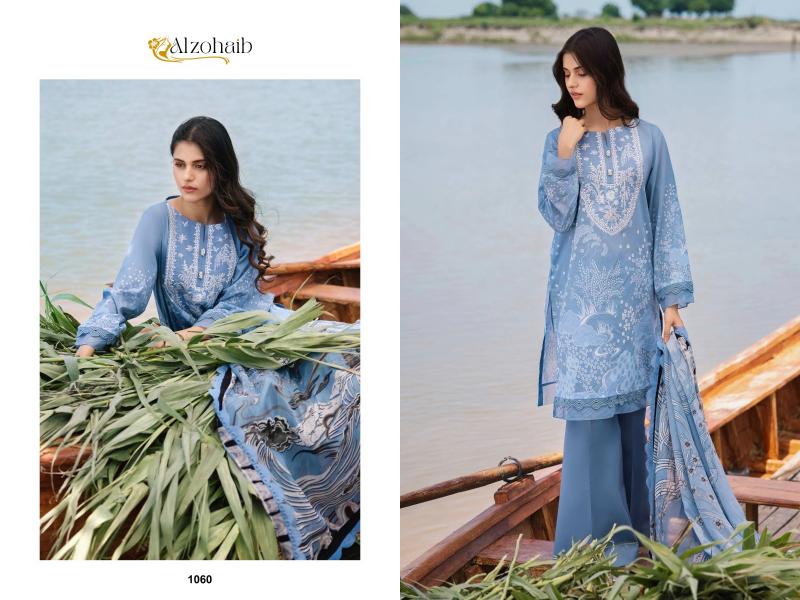 Alzohaib M Basics 5 Chiffon Dupatta Pakistani Suits Wholesale Catalog