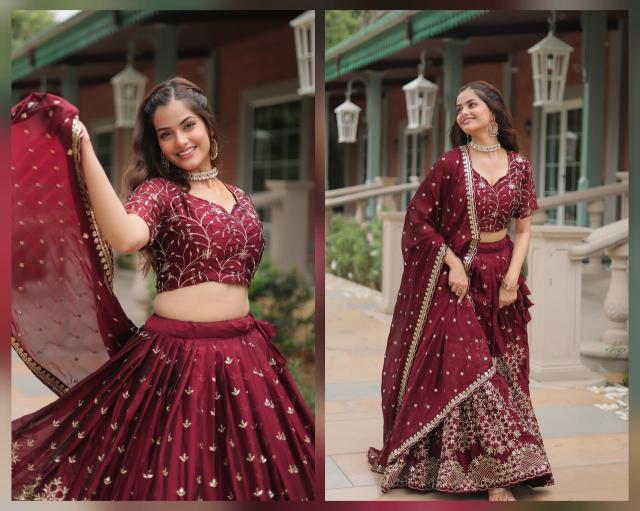 Anamika Vol 123 Designer Rangoli Silk wholesaler of lehenga in delhi