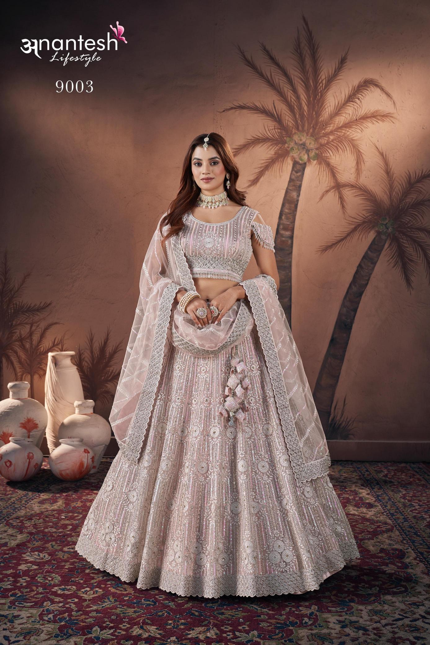 Anantesh Bridal Couture 2024 Code - (9003 HIT COLOURS) online lehenga wholesale