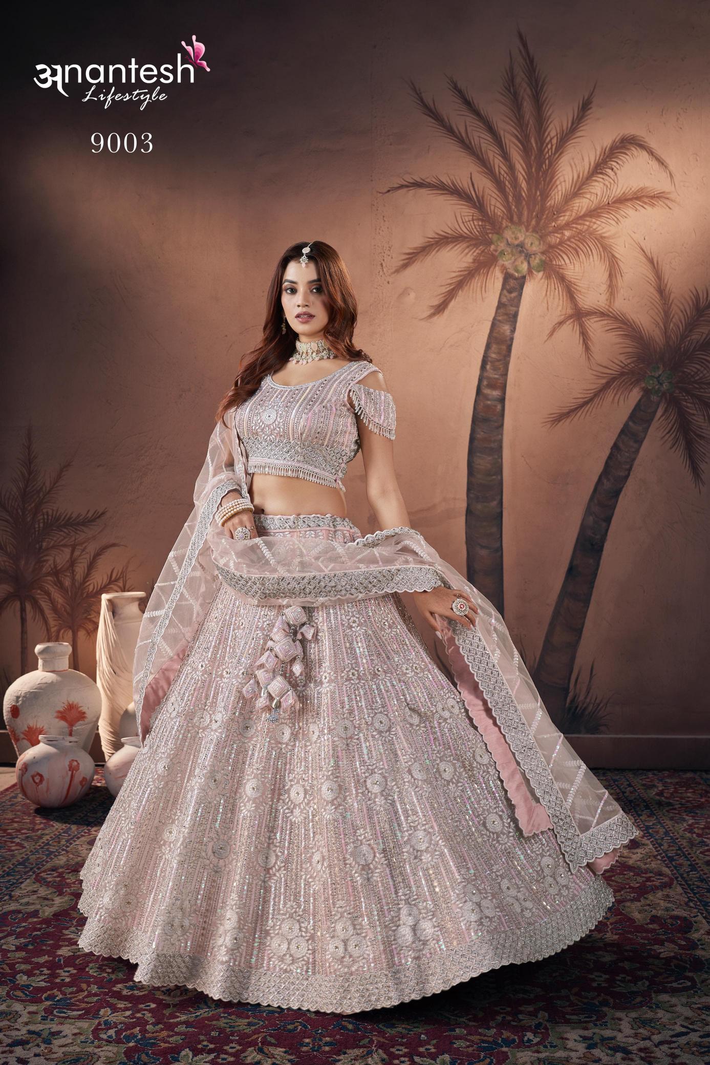 Anantesh Bridal Couture 2024 Code - (9003 HIT COLOURS) online lehenga wholesale