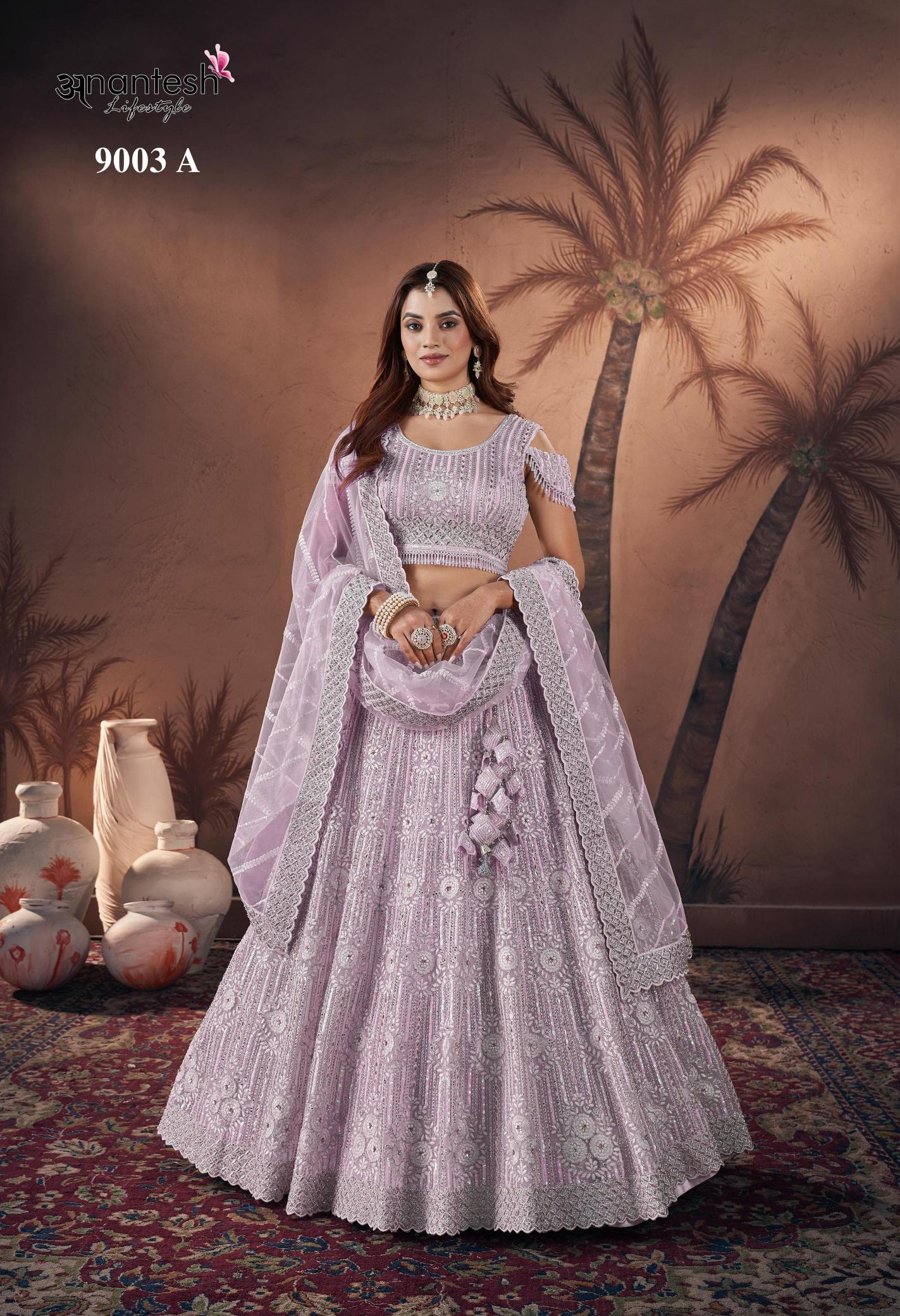 Anantesh Bridal Couture 2024 Code - (9003 HIT COLOURS) online lehenga wholesale