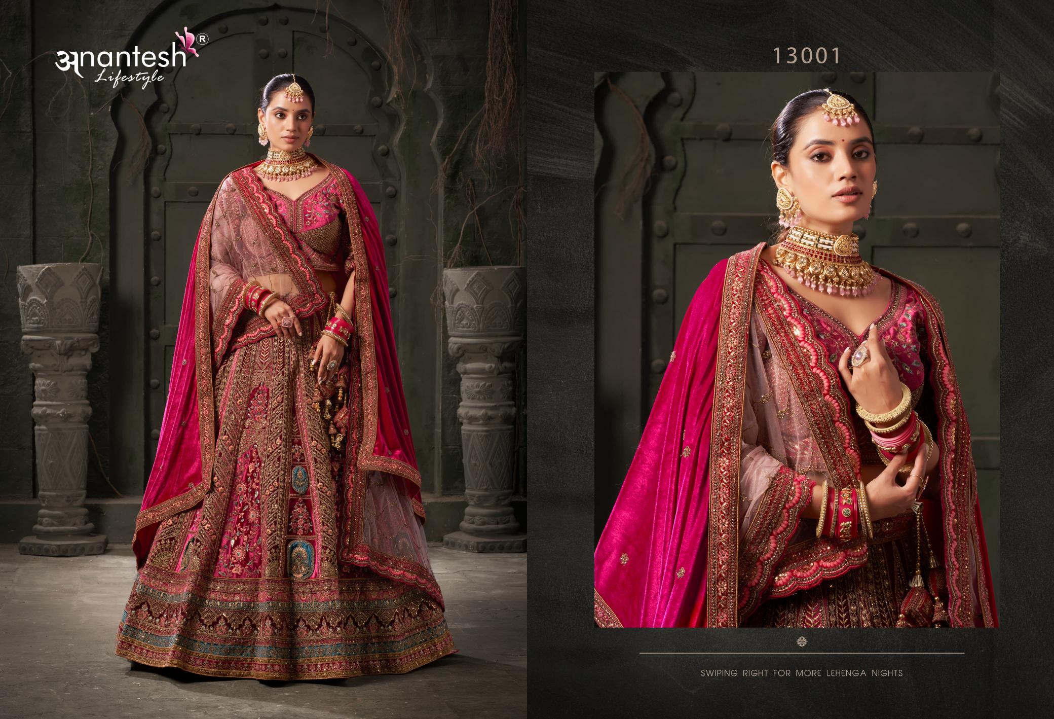 Anantesh Wedding Bride Vol 1 Designer bridal lehenga wholesale