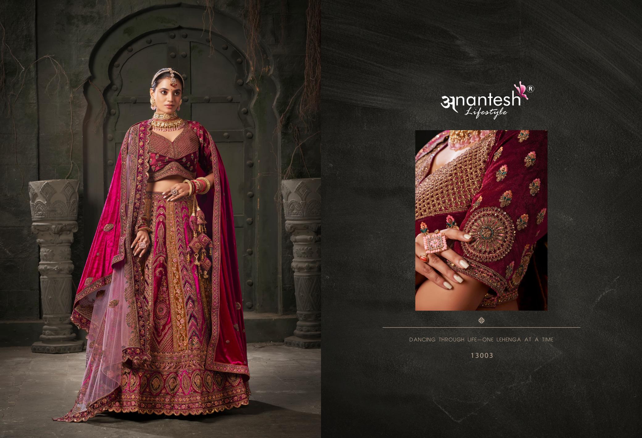 Anantesh Wedding Bride Vol 1 Designer bridal lehenga wholesale