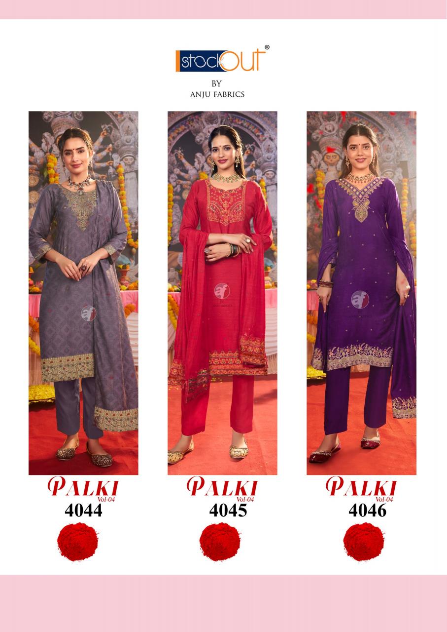 Anju Fabrics Palki Vol 4 popular kurti brands in india