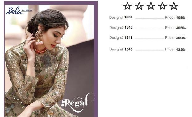 Bela Regal designer kurti online shopping in india 