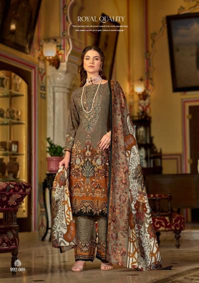 Belliza Dilshad wholesale embroidery pakistani dress materials sanwari