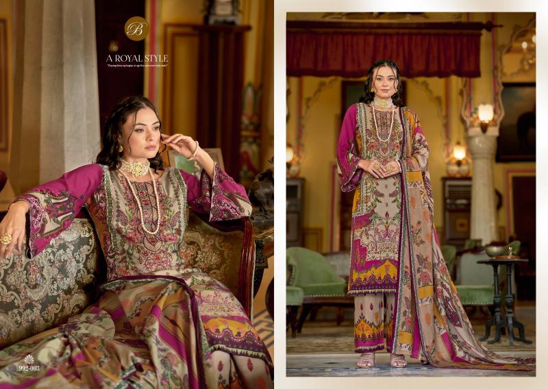 Belliza Dilshad wholesale embroidery pakistani dress materials sanwari