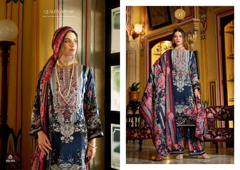 Belliza Dilshad wholesale embroidery pakistani dress materials sanwari