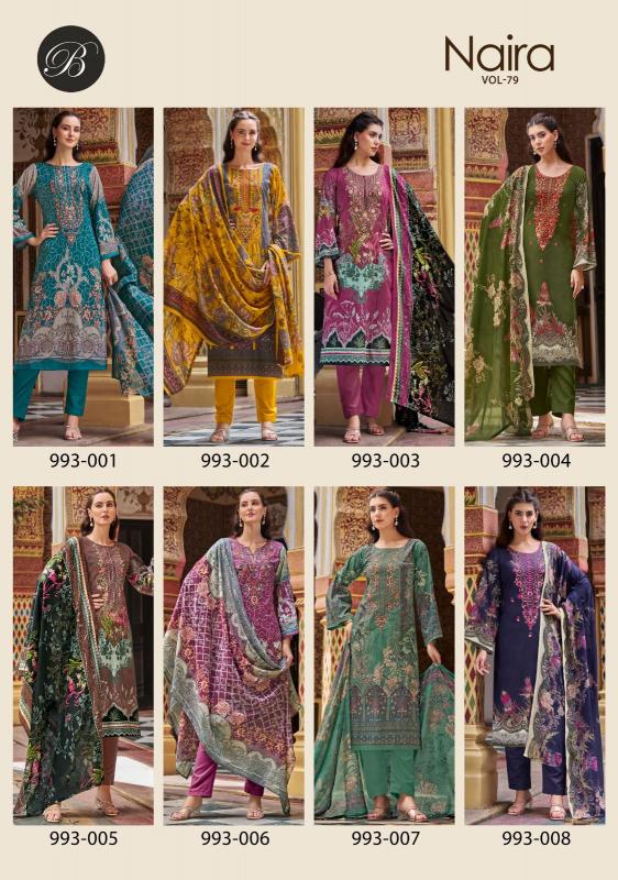 Belliza Naira Vol 79 wholesale dress material in vadodara