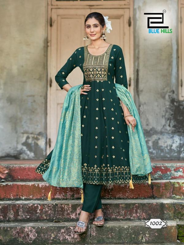 Blue Hills Batu Caves kashmiri kurti online india