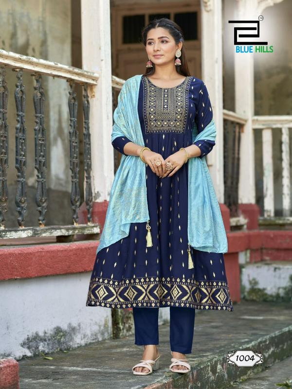 Blue Hills Batu Caves kashmiri kurti online india