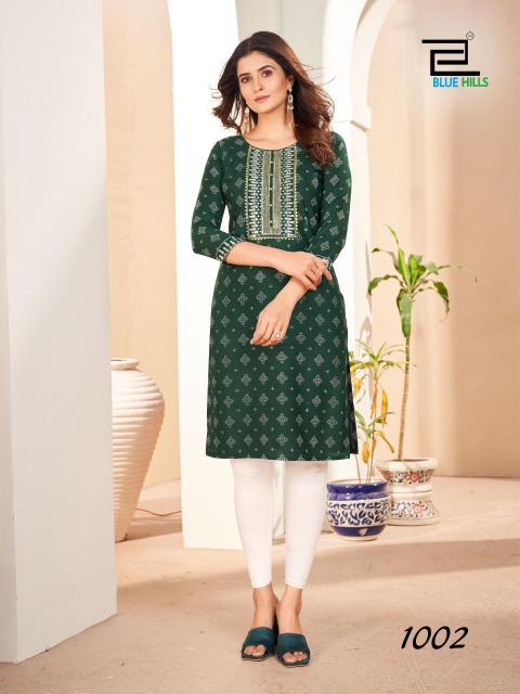 Blue Hills Royal Queen kurti wholesaler india