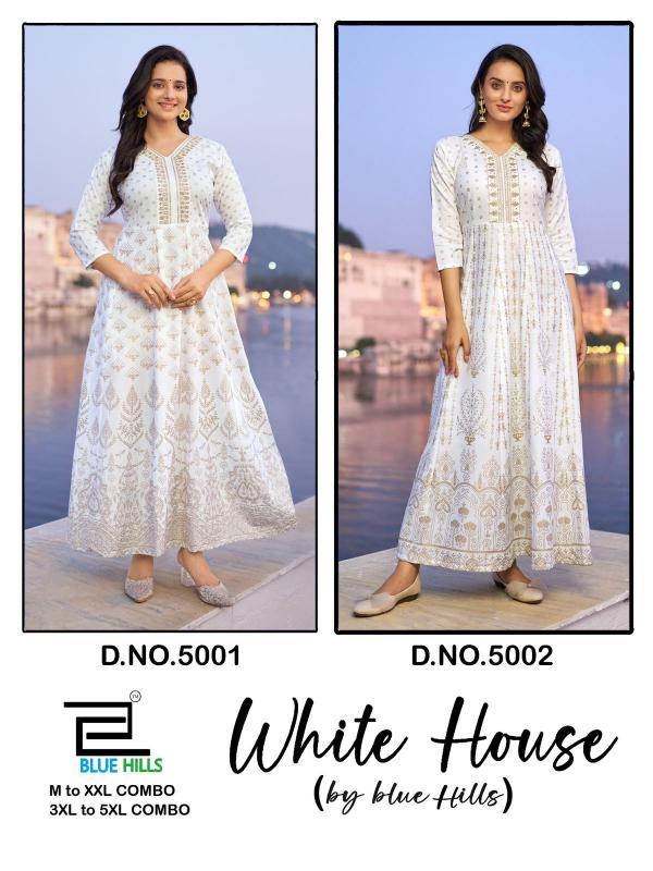 Blue Hills White House Vol 1 combo kurti xxxl online india