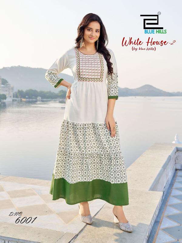 Blue Hills White House Vol 2 buy xxxl cold shoulder kurtis online india