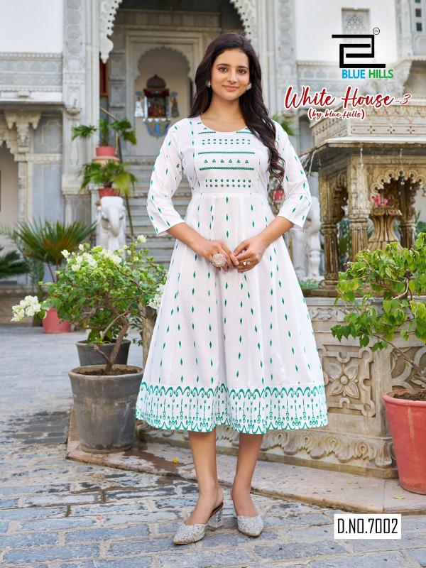 Blue Hills White House Vol 3 buy xl ladies kurtis online india