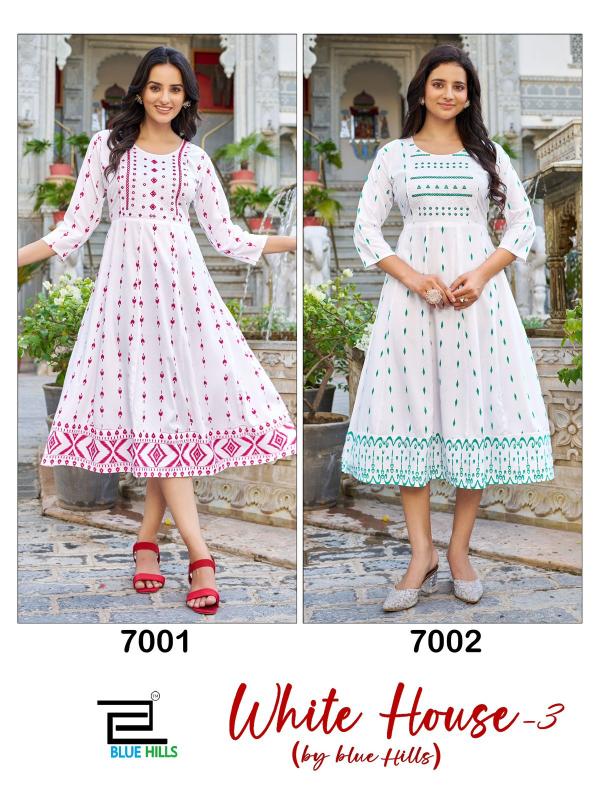 Blue Hills White House Vol 3 buy xl ladies kurtis online india