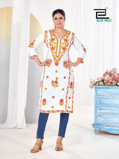 Blue Hills Yamini short kurtis fab india