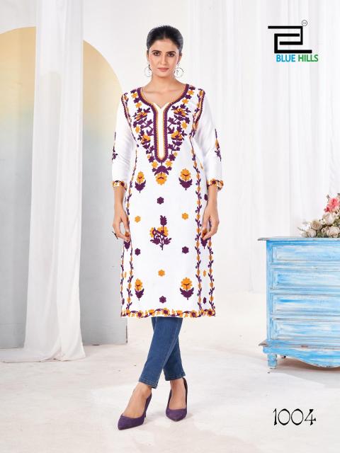 Blue Hills Yamini short kurtis fab india