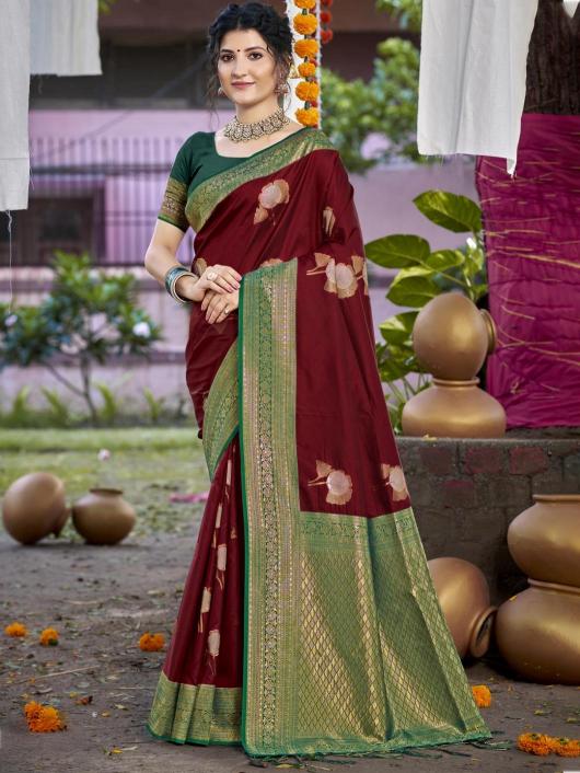 Bunawat Antique Silk online silk saree shopping sites in india