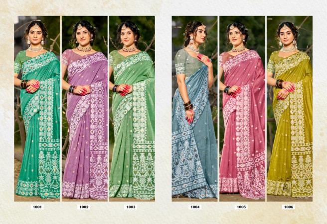 Bunawat Silver Linen Cotton sarees online india