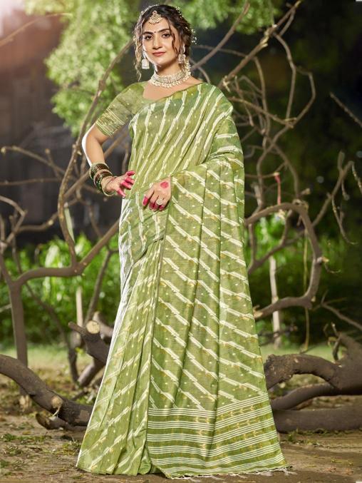 Bunawat Silver Linen Cotton Vol 2 pure saree manufacturers in india