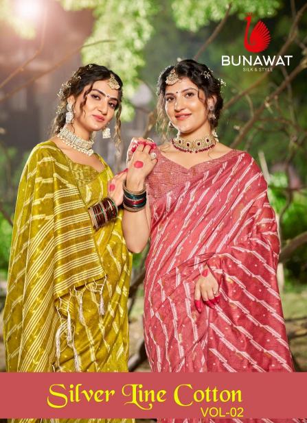 Bunawat Silver Linen Cotton Vol 2 pure saree manufacturers in india