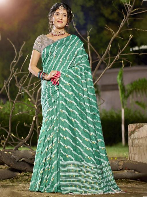 Bunawat Silver Linen Cotton Vol 2 pure saree manufacturers in india