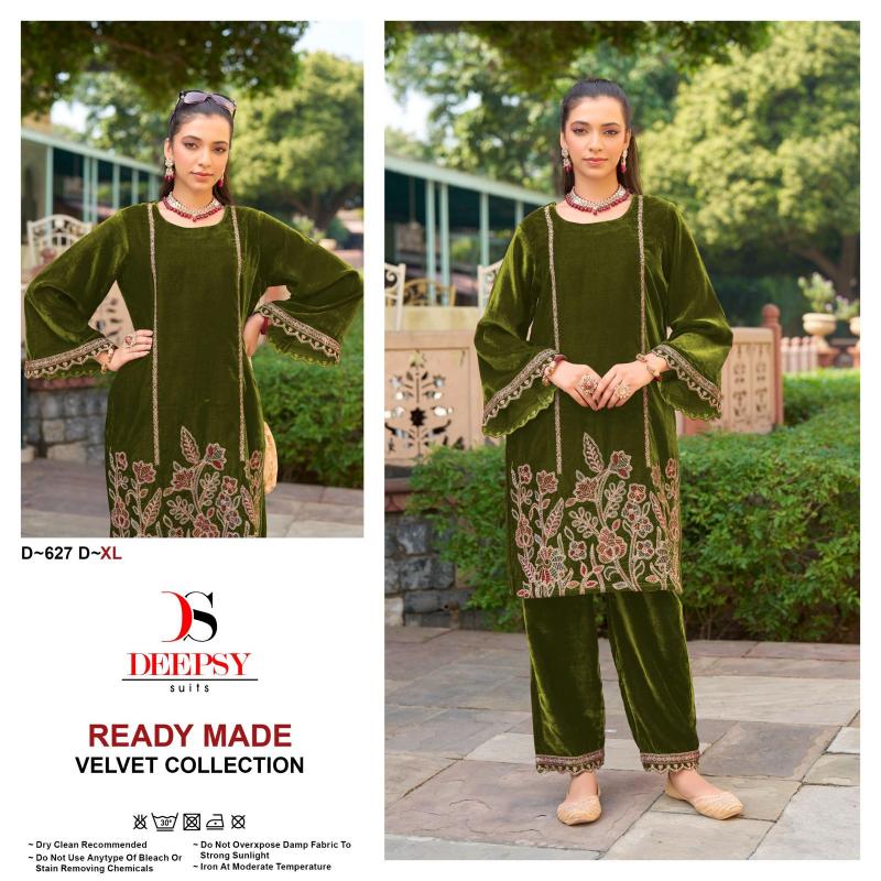 DEEPSY SUITS 627 ABCD Velvet Pakistani Suits Wholesale Catalog