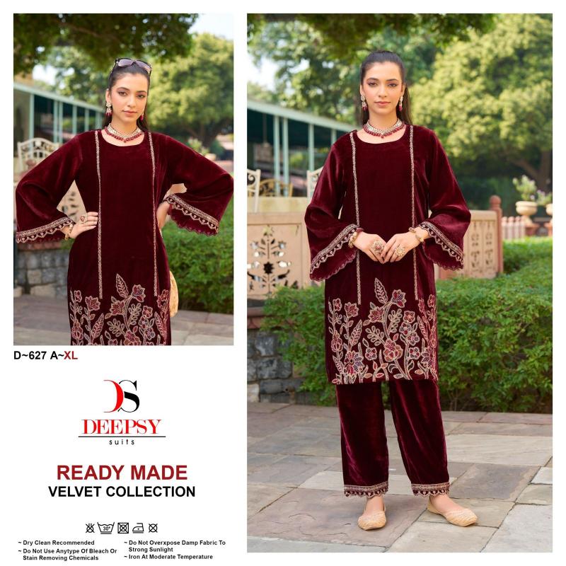 DEEPSY SUITS 627 ABCD Velvet Pakistani Suits Wholesale Catalog