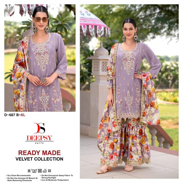 DEEPSY SUITS D-667 ABCD Pakistani Suits Wholesale Catalog