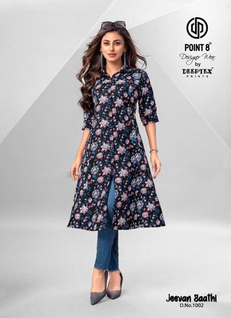 Deeptex Jeevan Sathi Vol 1 a line kurtis online india