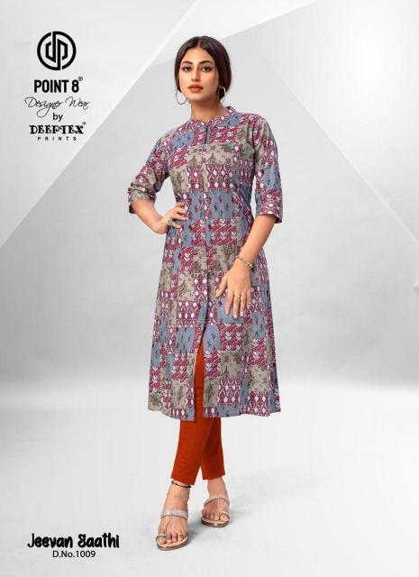 Deeptex Jeevan Sathi Vol 1 a line kurtis online india