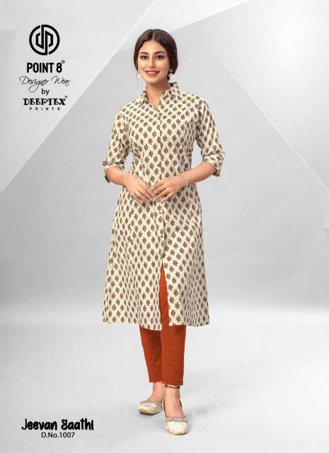 Deeptex Jeevan Sathi Vol 1 a line kurtis online india