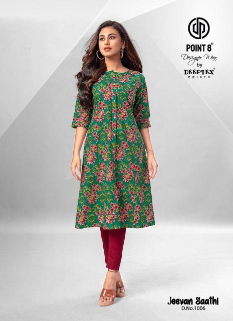 Deeptex Jeevan Sathi Vol 1 a line kurtis online india