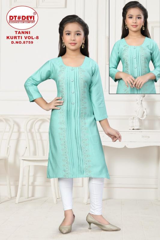 Devi Tanni Kurti Vol 8 d-8759 new style kurti in india