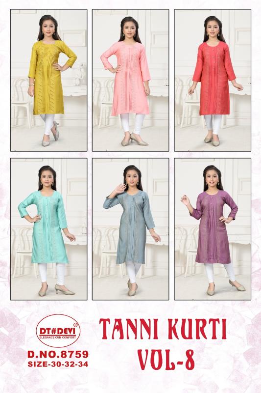 Devi Tanni Kurti Vol 8 d-8759 new style kurti in india