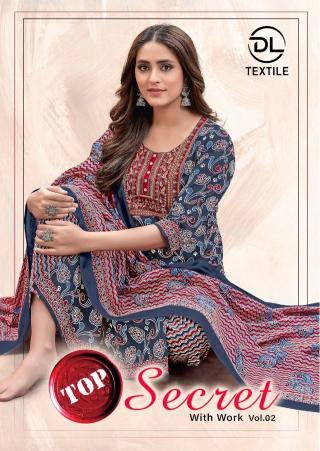 DL Top Secret Vol-2 – Kurti Pant With Dupatta - Wholesale Catalog