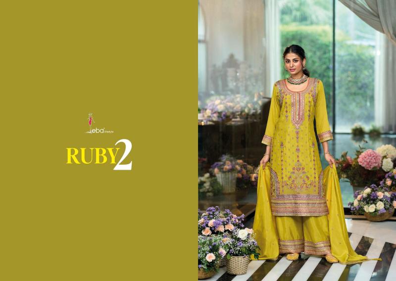 Eba Ruby Vol 2 Fancy Ready Made Salwar Kameez Wholesale Catalog