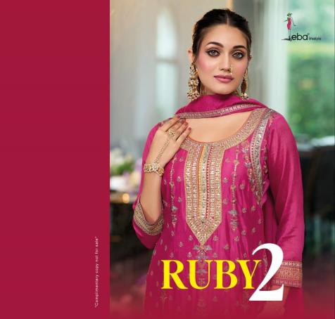 Eba Ruby Vol 2 Fancy Ready Made Salwar Kameez Wholesale Catalog