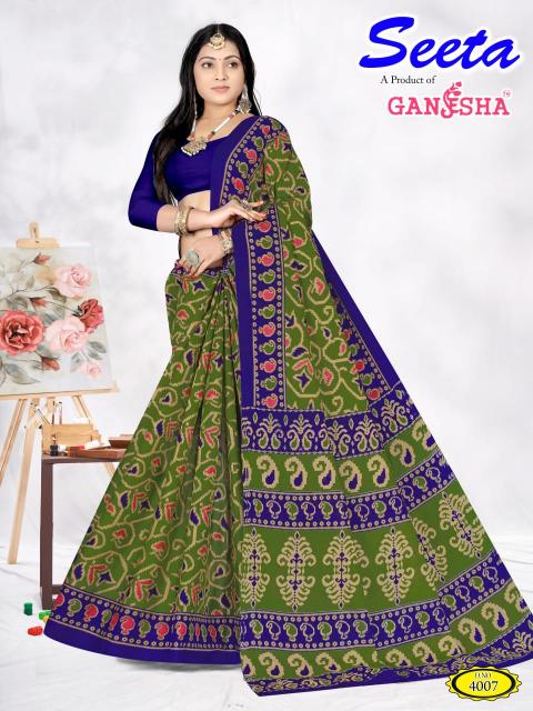 Ganesha Seeta Vol-04 – Cotton Sarees - Wholesale Catalog